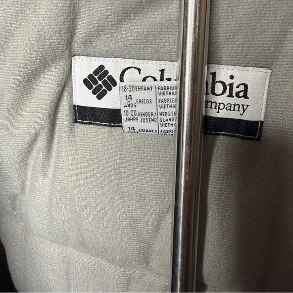 Columbia Brown and Gray Hooded Youth 18-20 Jacket - Picture 12 of 16